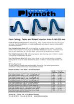 Flexi Ceiling-, Table- and Filter Extractor Arms D.160/200 mm