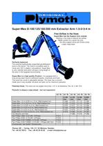 Super-Max D.100/125/160/200 mm Extractor Arm 1.5•2•3•4 m