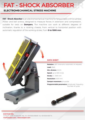 Damper Dynamic Tester