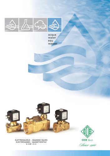 Water solenoid valves 3/8"-2"