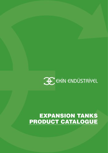 EXPANSION TANK PRODUCT CATALOGUE