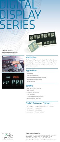 Alphanumeric Display