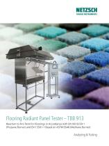 Analyzing & Testing Flooring Radiant Panel Tester – TBB 913