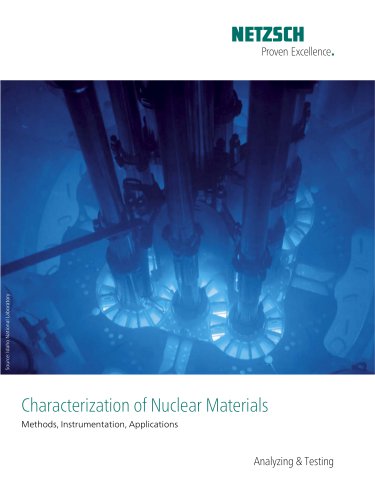 Characterization of Nuclear Materials -application brochure