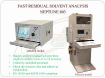 Neptune 803 Fast Residual solvent presentation