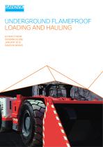 Sandvik flame proof loading and hauling