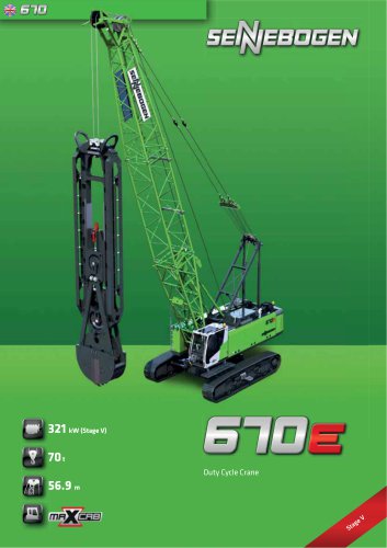 Duty Cycle Crane 670 Crawler