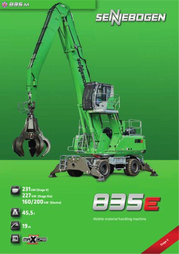 Material handling machine 835 Mobile E-Series - Green Line