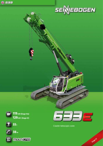 Telescopic Crane 633 Crawler