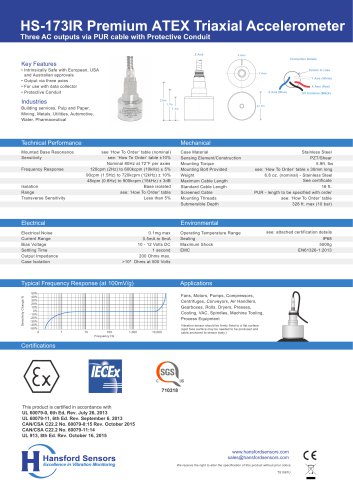 HS-173IR Three AC outputs via PUR cable with Protective Conduit