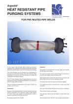 HEAT RESISTANT PIPE PURGING SYSTEMS