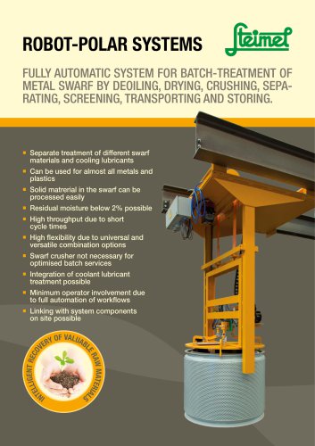 ROBOT-POLAR Systems for swarf