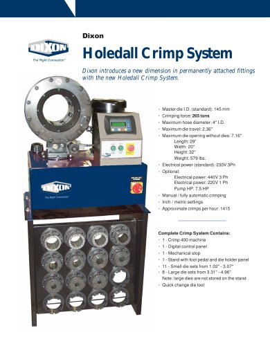 Holedall Crimp System