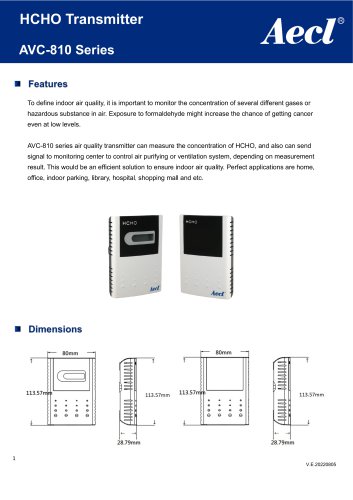 Aecl AVC-810-LoRa Series