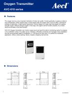 Aecl Oxygen Transmitter (O2 sensor) AVC-010 Series