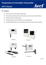 Aecl Temperature, Humidity and Dew point Transmitter (Wall-mount, Duct-mount, Outside Air, Separated)