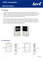 Aecl TVOC Transmitter (TVOC sensor) AVC-910