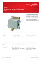 Pressure switch and Thermostat CAS