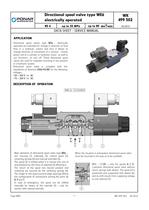 Directional spool valve type WE6