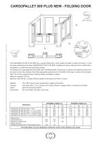 Cargo 600 Plus New folding door