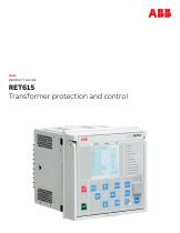 PRODUCT GUIDE RET615 Transformer protection and control