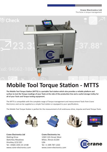 MTTS Mobile Tool Torque Station