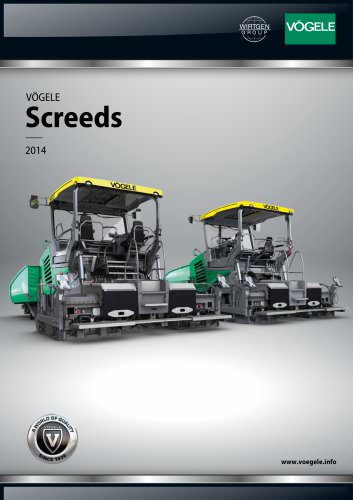 VÖGELE Screeds 2014