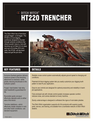 HT220 TRENCHER