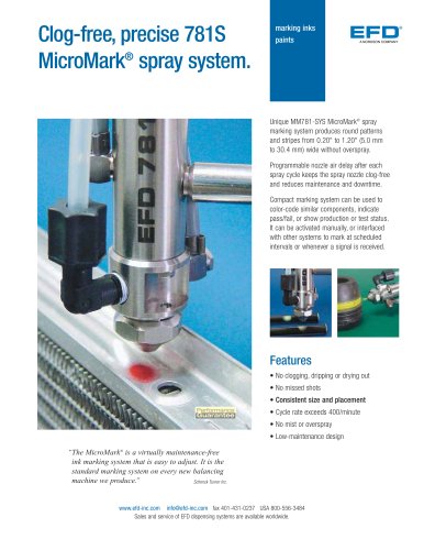 MicroMark Spray Valve System