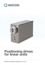 Positioning drives for linear units