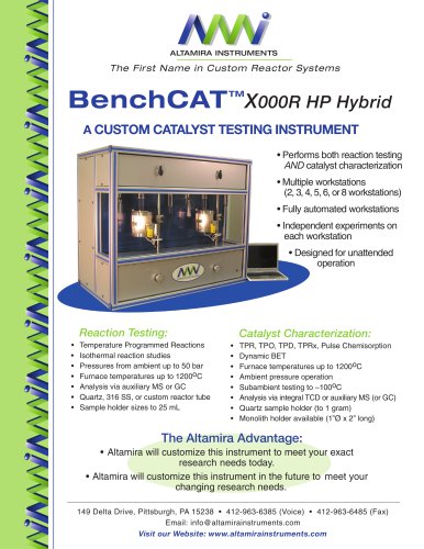 BenchCATTM X000R HP Hybrid