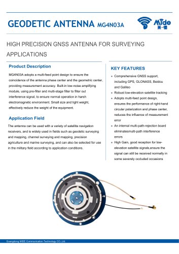 GEODETIC ANTENNA MG4N03A