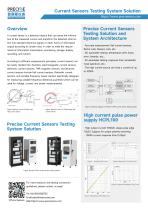 Current Sensors Testing System Solution