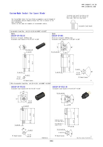 [5Pin]LD Socket Custom Hole Position