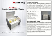 Huazheng Factory Price OEM HZJQ-X1 Transformer Oil BDV Tester