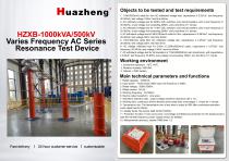 Huazheng HZXB Variable Frequency Series Resonance Test Device Ac Resonance Test System