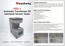 Huazheng HZZL-3 ASTM D971 Automatic Transformer Oil Interfacial Tension Tester