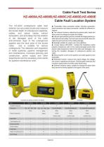 HZ-4000A HZ-4000B HZ-4000C HZ-4000D HZ-4000E Cable Fault Location System