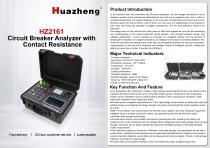 HZ2161 Circuit Breaker Analyzer with Contact Resistance Tester