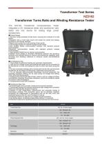 HZ2162 Transformer Turns Ratio and Winding Resistance Tester
