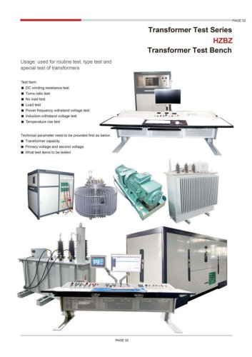 HZBZ Transformer Test Bench