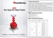 HZG Dry Type Huazheng Cable Dry Type Testing Transformer AC Hipot Tester