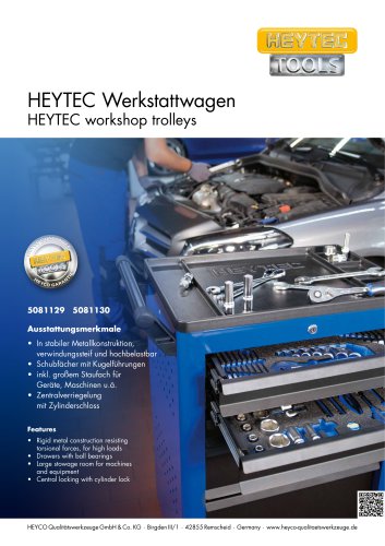 HEYTEC workshop trolleys