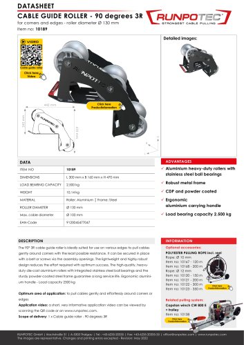 CABLE GUIDE ROLLER