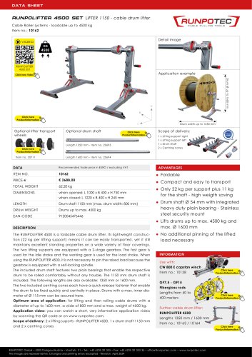 RUNPOLIFTER 4500 - L1150