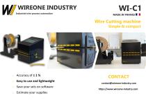 Brochure WI-C1 Wire Cutting machine