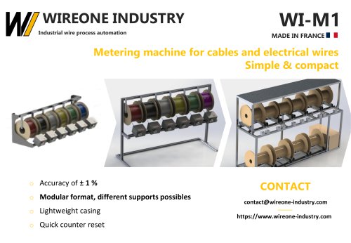 Brochure WI-M1 Semi-auto cable meter