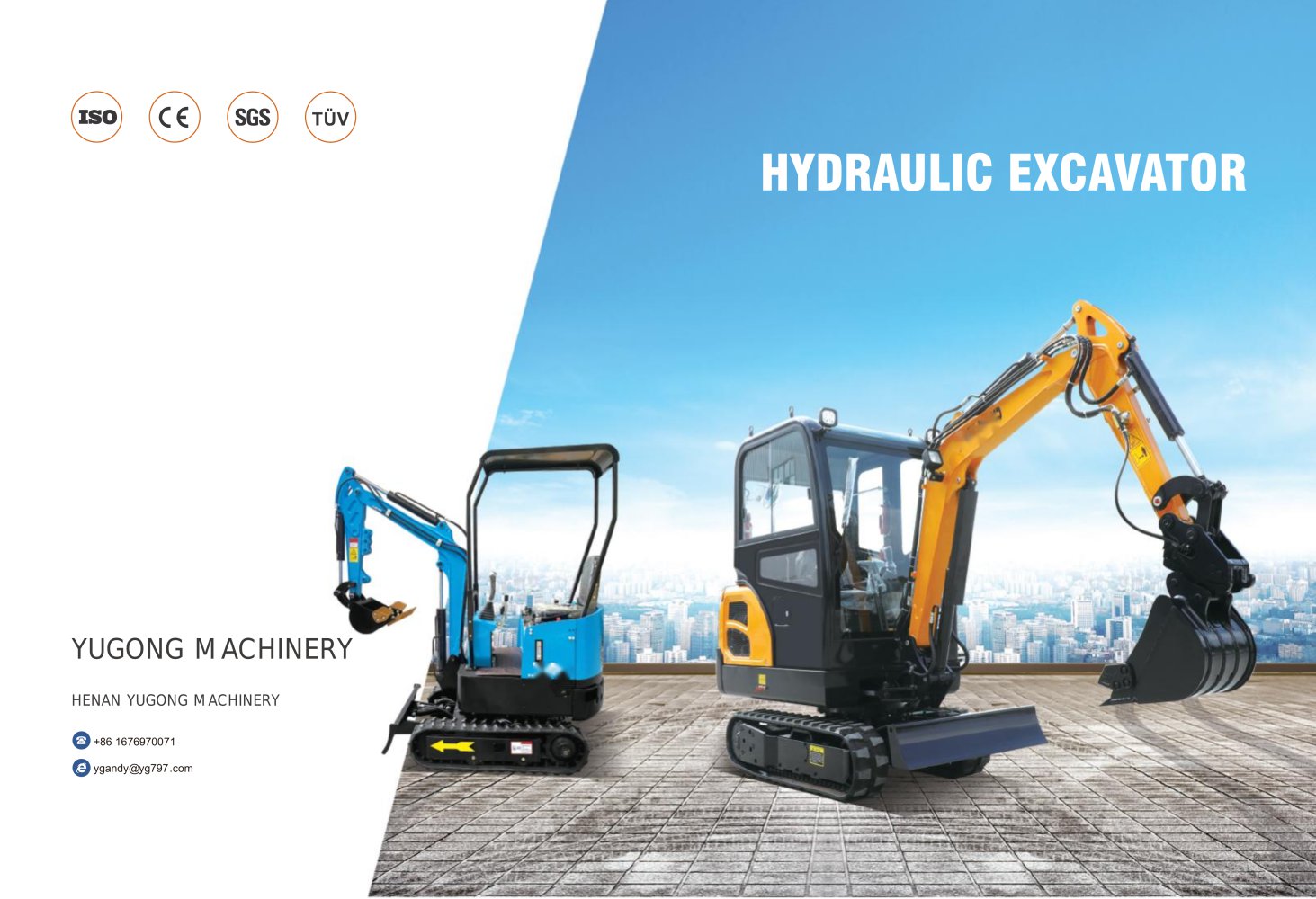 Mini Excavator - Zhengzhou Yugong Construction Machinery Co., Ltd.