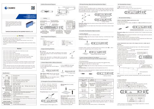 CHANKO-Light optical sensor CX6-DN30