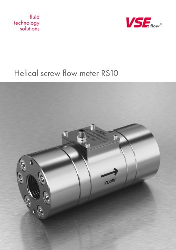 Helical screw flow meter RS10 